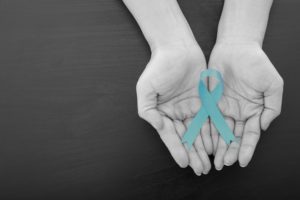 Ovarian cancer ribbon